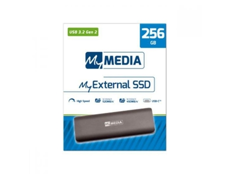 Pen Drive USB MYMEDIA 256 GB Negro