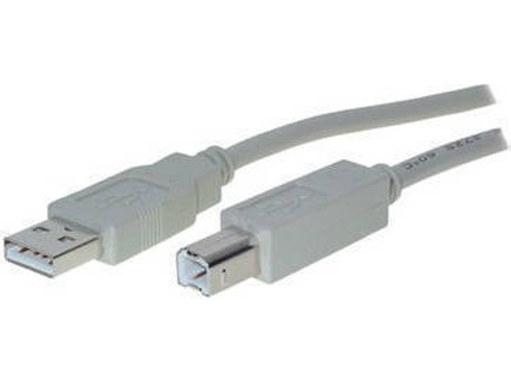 Cable USB S-CONN (USB - 1.8 m - Gris)