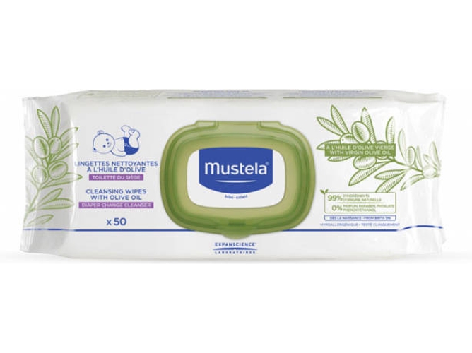 Mustela Stelatopia toallitas 50un