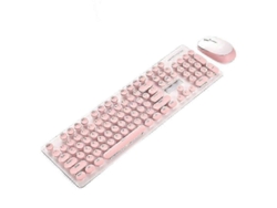 Teclado y ratón inalámbricos recargables para portátil Everley891