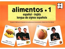 Libro Alimentos 1 Baraja Español Inglés Lengua De Signos de Vários Autores (Español)