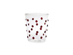 Juego de 6 vasos Zafferano Party de vidrio rojo, 45 cl