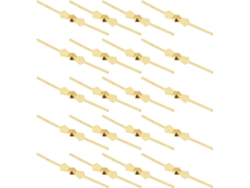 Paquete 200 Conectores Cobre Chapados Forma Lámparas Araña Clips Fijación Cristal Octogonales 4 5 Accesorios