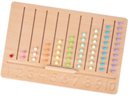 Tablero De Madera Para Contar, Juguete Montessori Para Desarrollar La Motricidad Fina