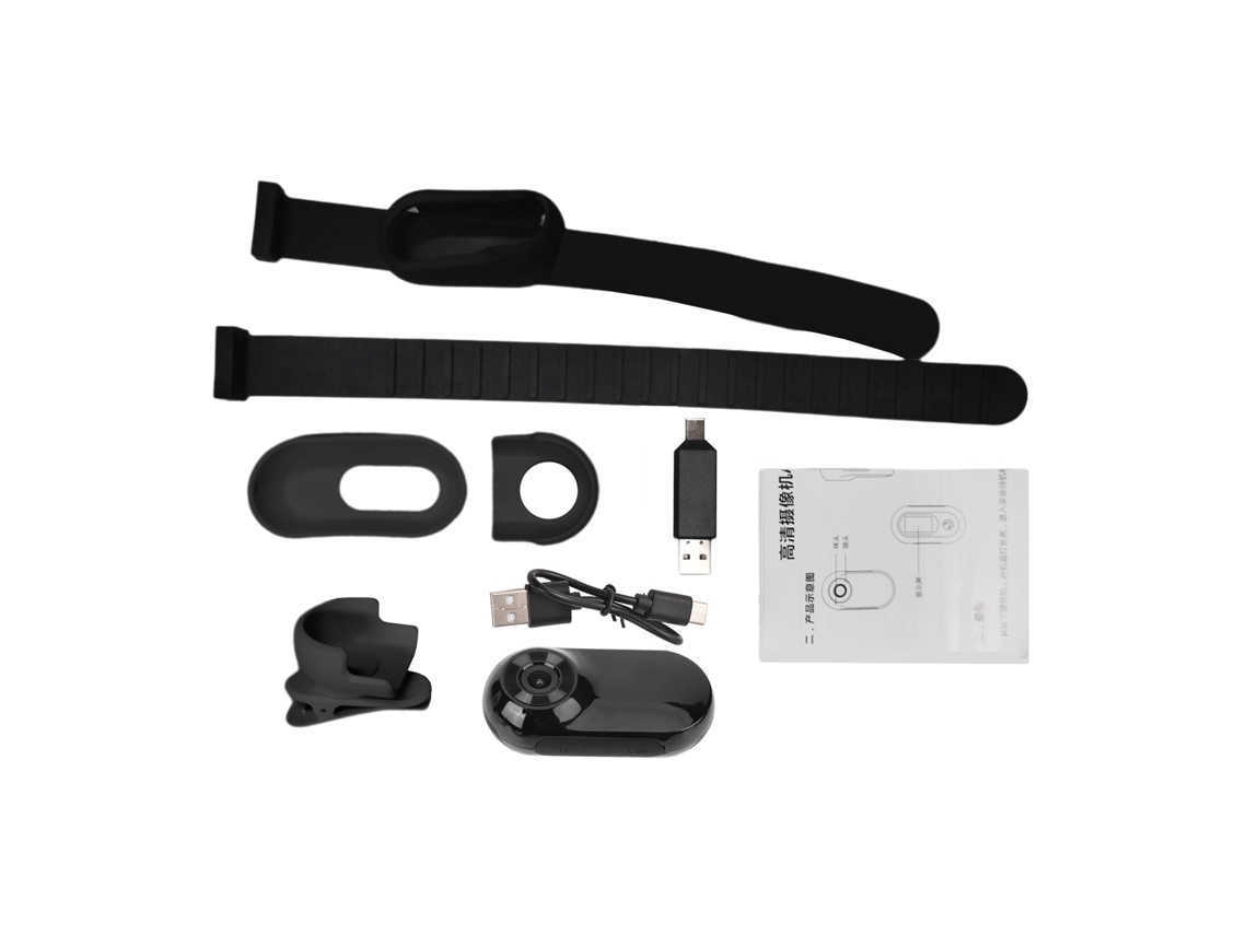 Cámara De Collar Para Mascotas 1080p Con Ángulo Amplio 90° Cámara Deportiva Mini Para Gatos Y Perros Actividades Al Aire Libre