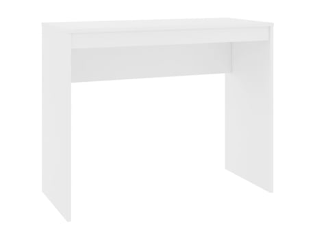 Maison Exclusive - Mesa de dibujo madera y acero blanco y gris  110x53x(58-87) cm