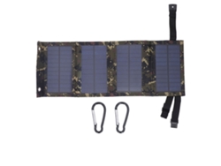 Cargador De Panel Solar Plegable De 10 W Y 5 V Con Clasificación Ip65 Para Camping, Senderismo Y Camuflaje.