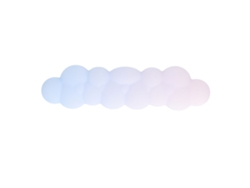 Reposamuñecas para teclado de espuma viscoelástica Cloud