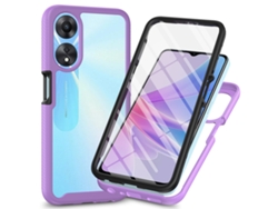 Protetor De Tela Céu Estrelado Com Película Pet Integradaroxo - Oppo A17