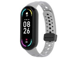 Correa para Xiaomi Smart Band 10/9/8 - Silicona - Cierre magnético negro