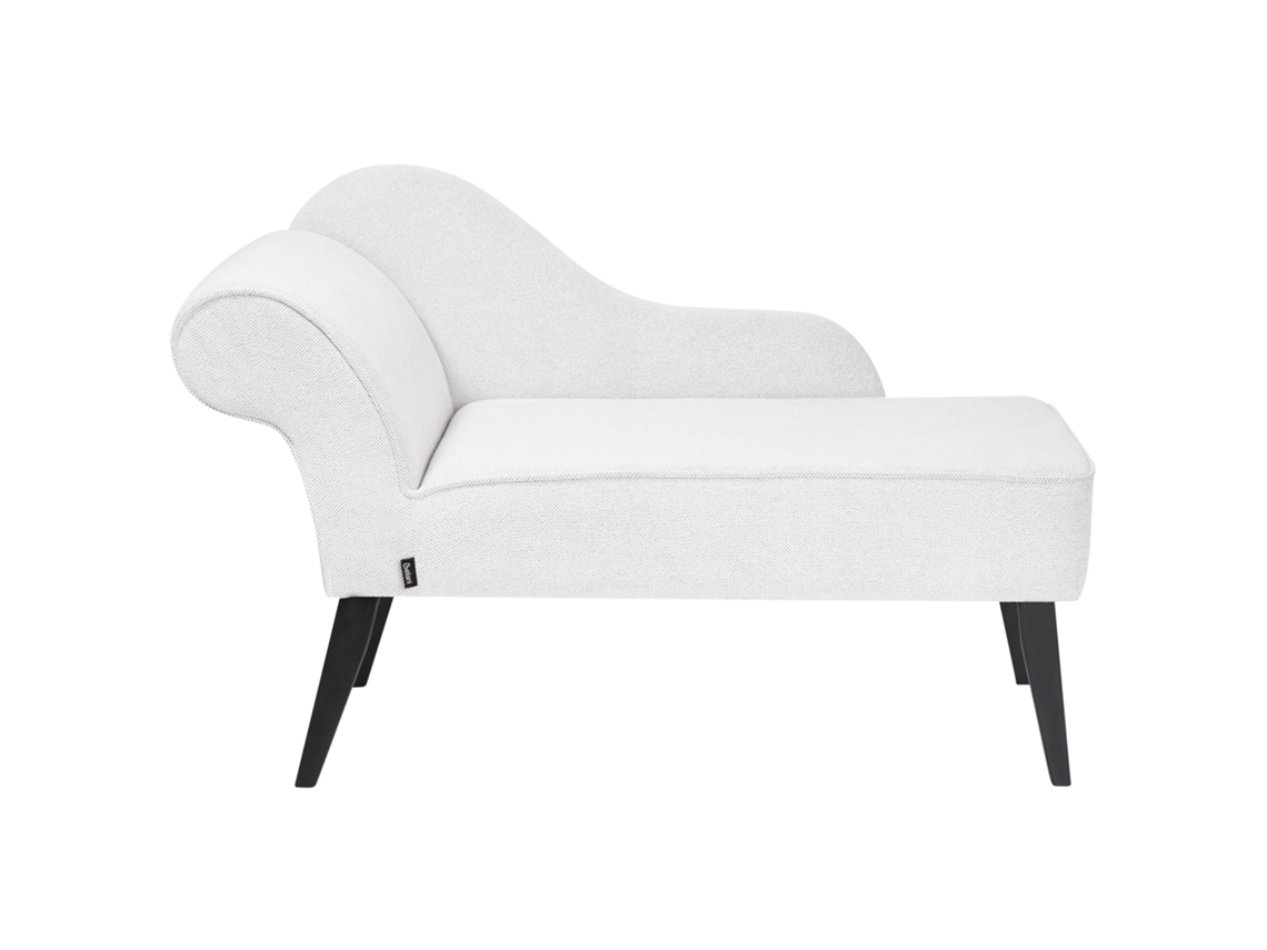 Chaise longue izquierdo BELIANI Biarritz de Poliéster Blanco 118x60x77