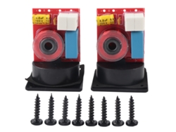 2pcs Divisor De Frequência Alto-baixo D222 Filtro Crossover Com Caixa De Fio Prático Para Uso