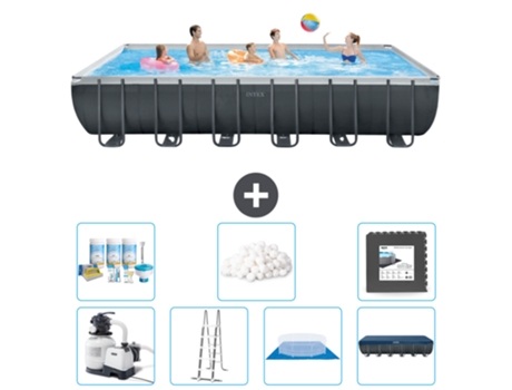 Piscina Tubular INTEX 26364GN-CB43 (31805 L - 366x132cm)