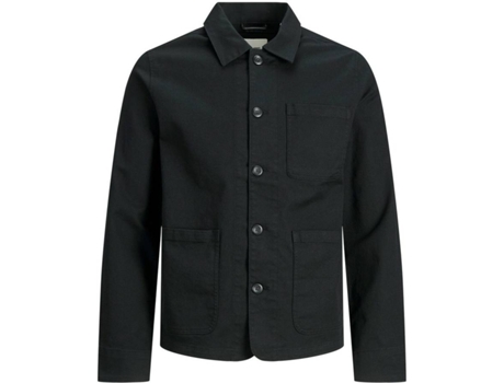 Chaqueta JACK & JONES Algodón Hombre (M - Negro)