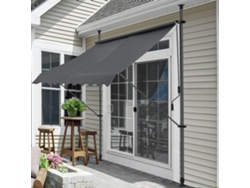 Toldo articulado PRO.TEC Stem - acero 300 x 120 x 220-309 cm gris