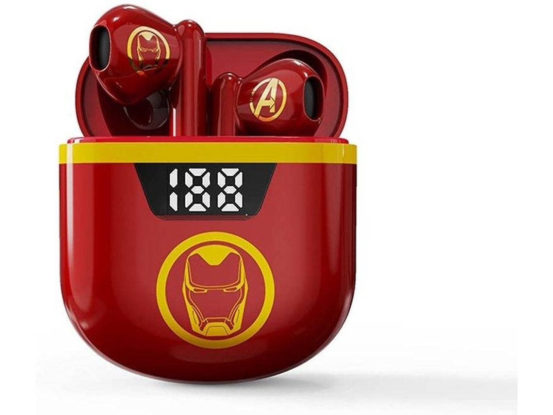 Auriculares Bluetooth True Wireless ENZONS  Verdaderos auriculares inalámbricos Marvel Tws Semi-In-Ear con pantalla digital LED Control táctil F