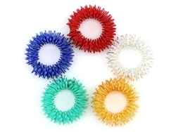 Anillos De Masaje De Acupresión Sensorial Con Púas, Paquete De 5 Unidades Para Niños, Adolescentes Y Adultos.