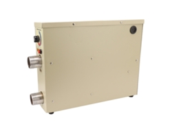 Calentador de piscina de 11 kW, bomba de acero inoxidable, termostato, 220 V.
