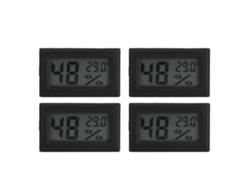 Mini Termómetros E Higrómetros Digitales Lcd Para Medir La Temperatura Y La Humedad, Ideales Para Reptiles Y Uso Doméstico.