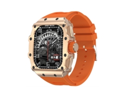 Smartwatch con Llamada Bluetooth 1 Pantalla Amoled de 95 Pulgada Monitorización de Frecuencia Cardíaca y Presión Arterial Naranja YEMAESRE