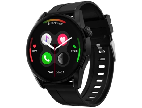 Smartwatch MDUG Monitor de Frequência Cardíaca Preto