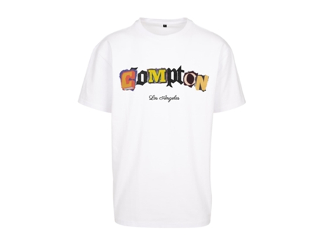 Camiseta para Unisexo MISTER TEE (S - Algodón - Blanco)