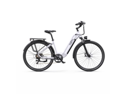 Bicicleta eléctrica Onesport OT05PRO, 250 W, 36 V, 22,5 Ah, autonomía de 130 km, sensor de par, frenos hidráulicos, neumáticos 700x50c, color blanco