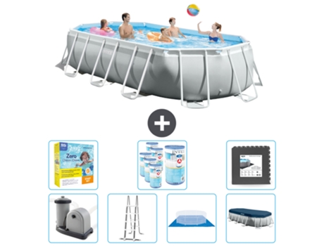 Piscina Tubular INTEX 26796GN-CB49 (13365 L - 274x122cm)