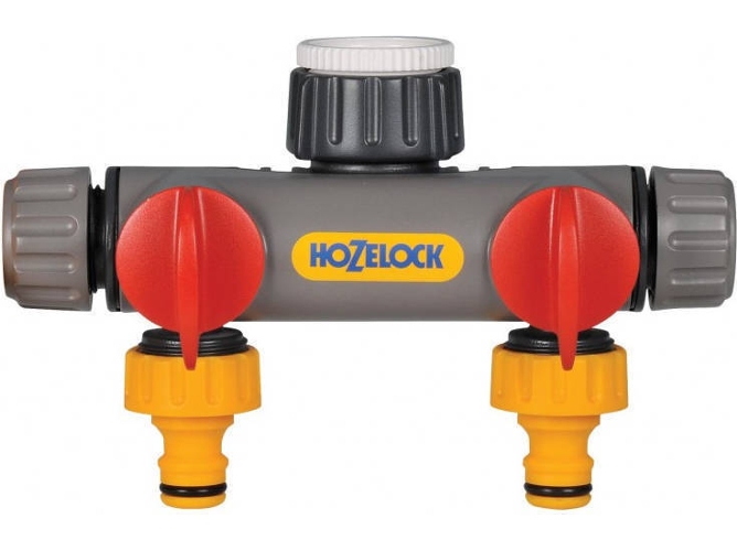 Hozelock Conector de grifo de 2 salidas