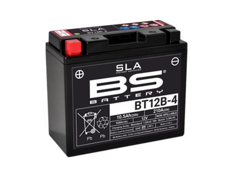 Batería de moto BS Battery SLA BT12B-4 - C (10H-R) - C (20H-R)