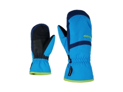 Guantes para Esquí ZIENER (Niño Unisex - Azul - Talla 4,5)
