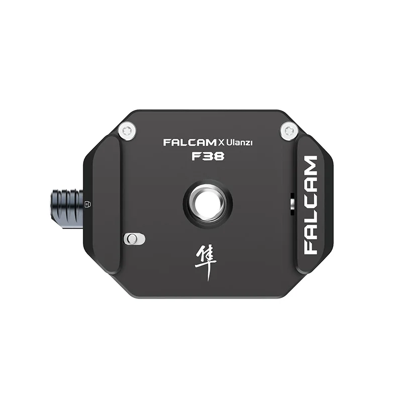 Placa de liberación rápida F38 con base para tornillos de 1/4" y 3/8", trípode y estabilizador DSLR