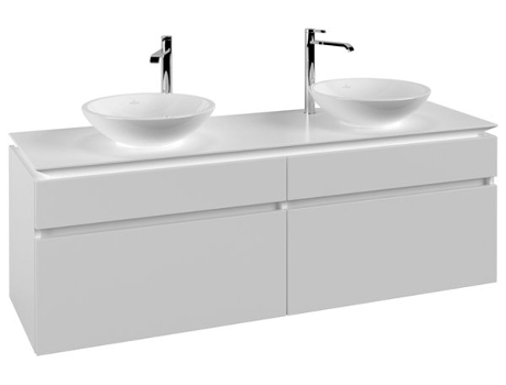Mueble de tocador Villeroy &amp Boch Legato B600 1600x550x500mm 2 lavabos