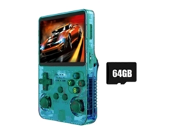 Consola de juegos retro K36s R36s, sistema Linux de 64 GB, pantalla IPS de 3,5 pulgadas, Wi-Fi, reproductor portátil de bolsillo GOKOCO
