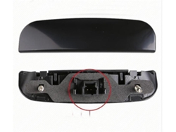 Manija De Interruptor De Portón Trasero Negra Adecuada Para Peugeot 307 Hebilla De Manija De Apertura De Maletero