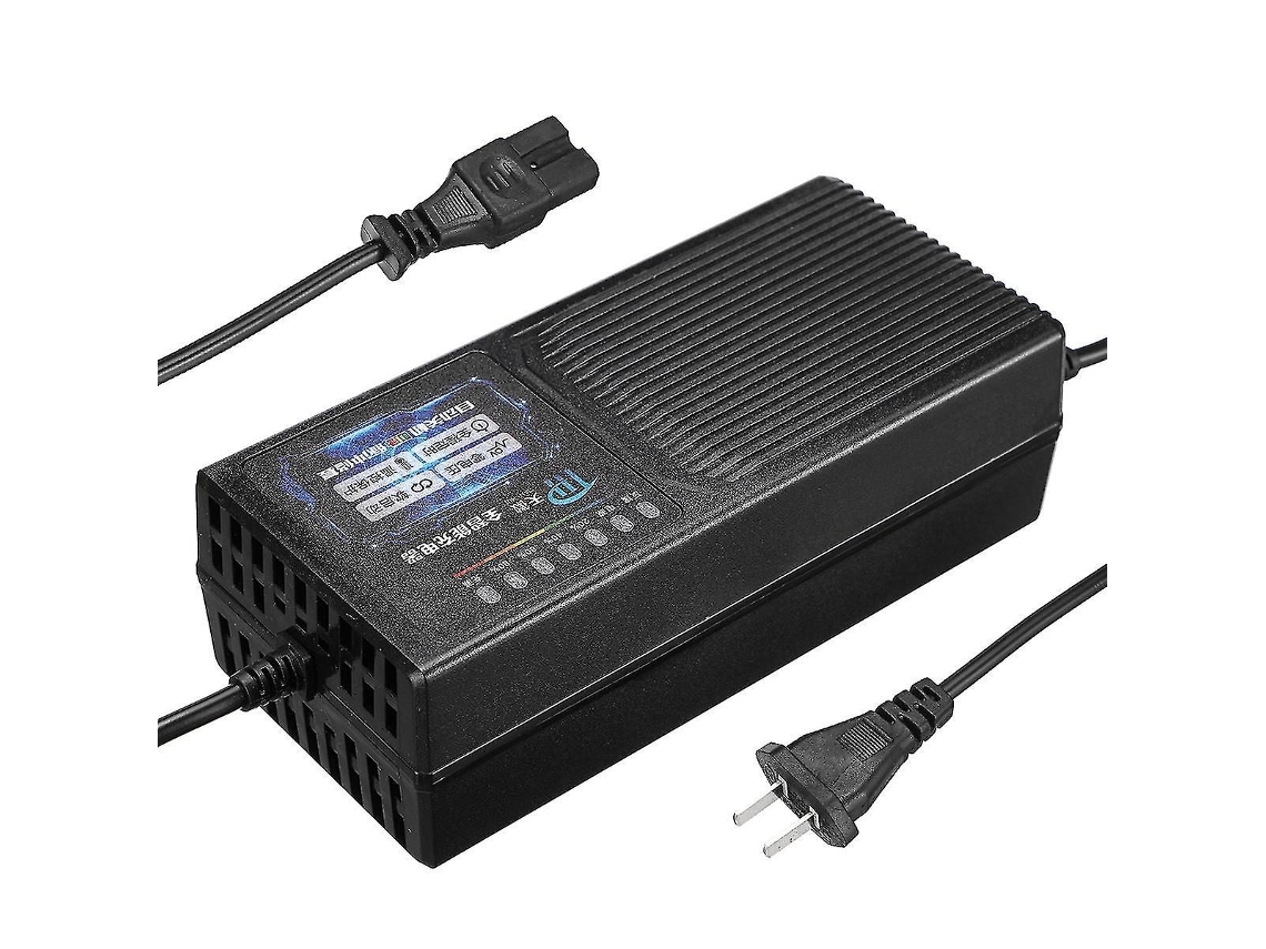 Cargador vehículo eléctrico 72V 20Ah con indicador 7 luces. Protección fugas.