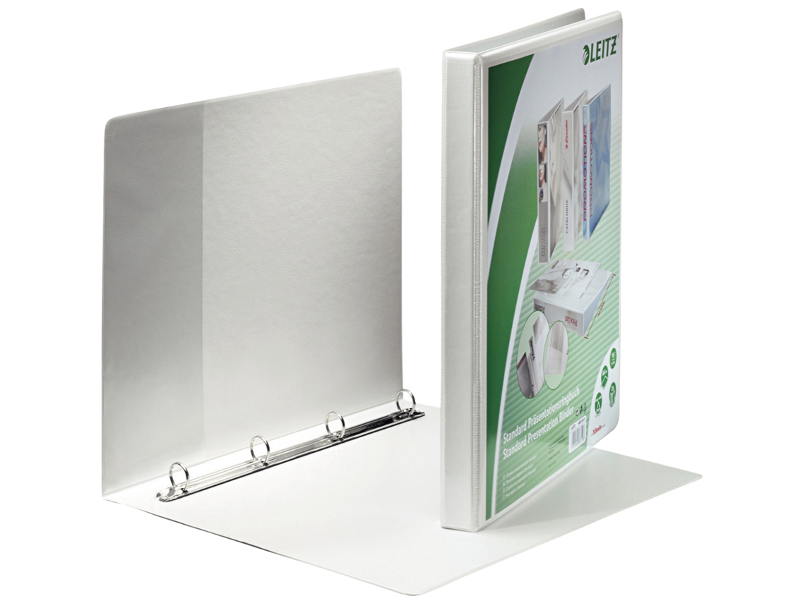 Carpeta de Presentación LEITZ Ancho Extra A4 Blanca 4 Vueltas