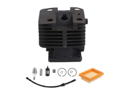 Kit de cilindro reforzado para desbrozadora con bujía para Stihl FS120 FS200 FS250