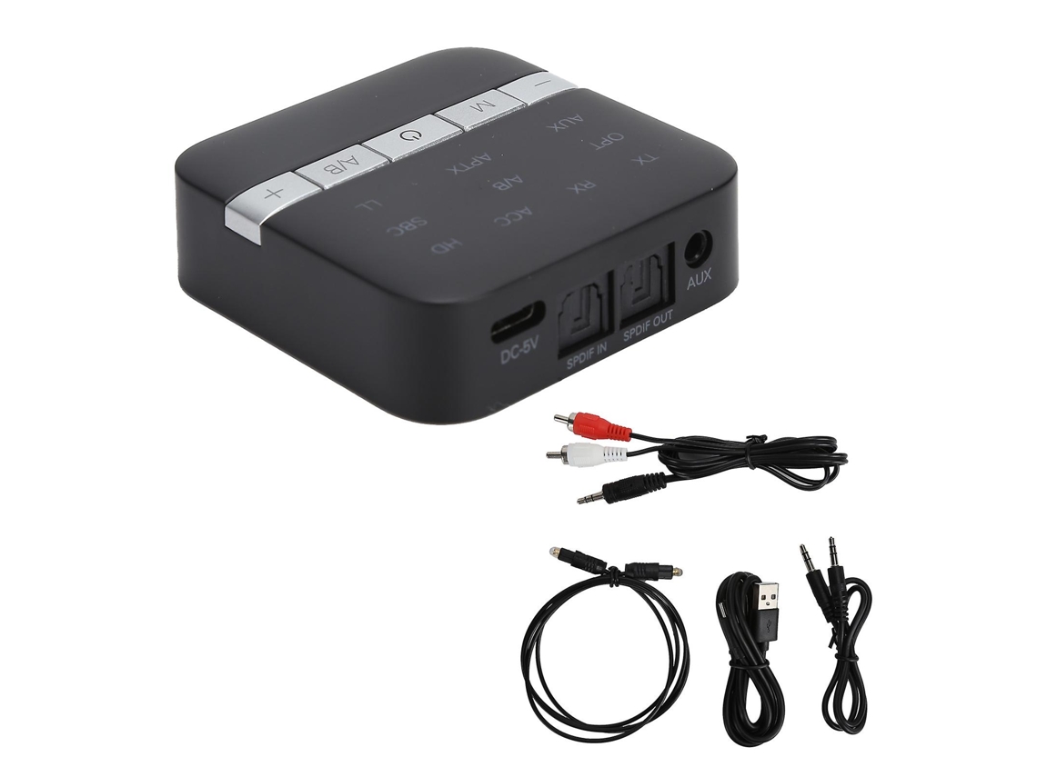 Adaptador Rosewell Bluetooth 5.0 para computadora con doble función de transmisor y receptor