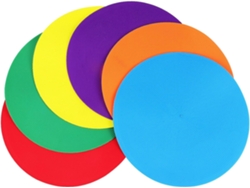Marcadores de suelo redondos antideslizantes, paquete de 23 cm