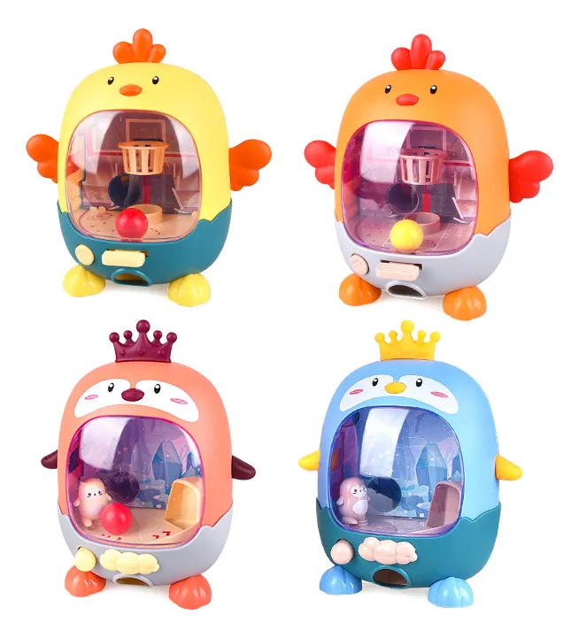 Minimáquina de baloncesto Blue Penguin Soccer Machine Hallowmoose