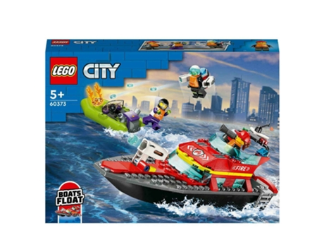 LEGO City Lancha de Rescate de Bomberos (Edad Mínima Recomendada: 5 años - 144 Piezas)