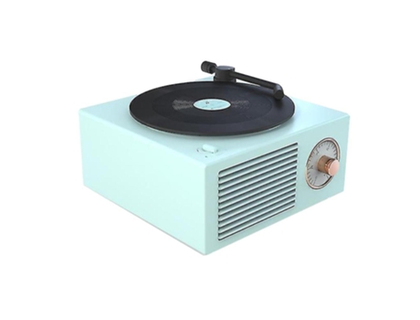Reproductor de discos de vinilo Altavoz Bluetooth Subwoofer inalámbrico Altavoz de escritorio para el hogar