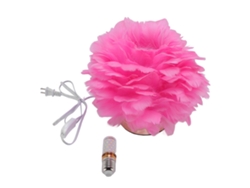 Lámpara de noche Plume E27 2026, moderna, decorativa, rosa intenso, para sala de estar, dormitorio, bodas.