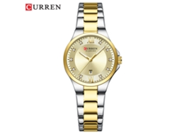 Reloj De Pulsera De Cuarzo Para Mujer, Elegante Y Con Pedrería, Resistente Al Agua Y Con Calendario.