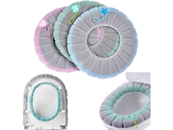 Juego De 3 Fundas Para Asiento De Inodoro Con Almohadillas Para El Asa, Muy Gruesas, Lavables, De Tamaño Universal, De Fácil Limpieza Y Muy