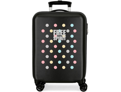 Maleta de Cabina MOVOM Free Dots Negro (41x57x39cm - 34 L)