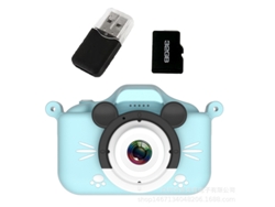 Cámara Infantil Siurn H3 Hd (tarjeta De Memoria 32g Lector De Tarjetas) Azul