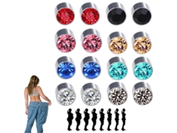Cinturón Metálico De Moda Para Mujer Con Hebilla Elástica Extensible En Oro Rosa/plata.