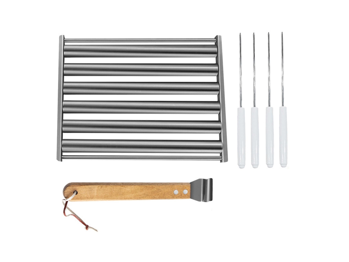 Escurridores De Salchicha Con Mango Largo De Madera, Portátiles Y Multiusos Para Asar Salchichas En Barbacoas. Rosewell
